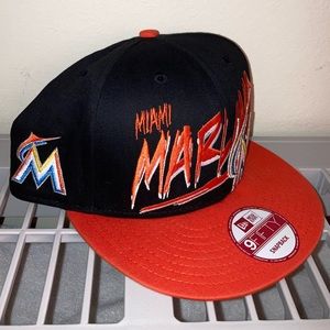 Miami Marlins New Era Snapback Hat